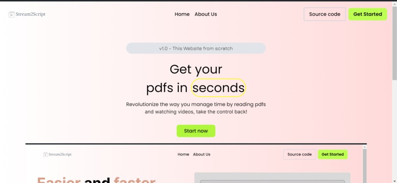 Stream2Script – screenshot 2