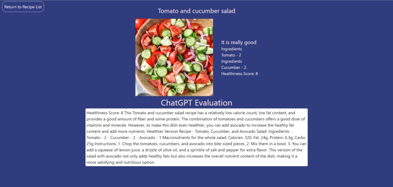 The Recipe Builder – screenshot 1