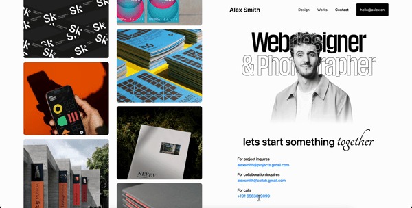 Dynamic Portfolio Website – screenshot 5