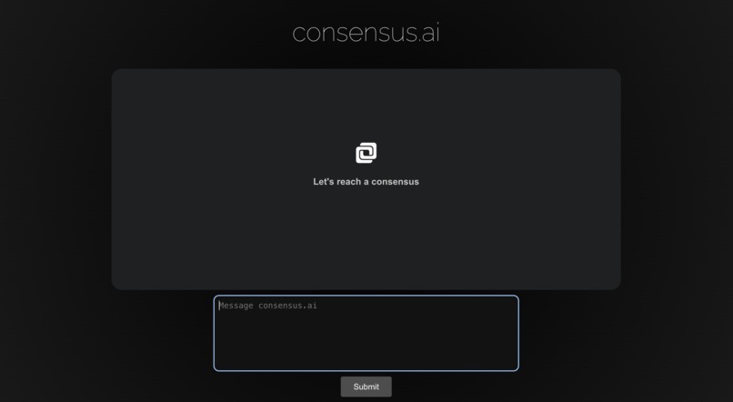consensus.ai – screenshot 1