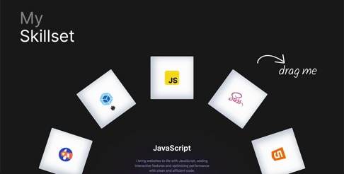 Dynamic Portfolio Website – screenshot 2