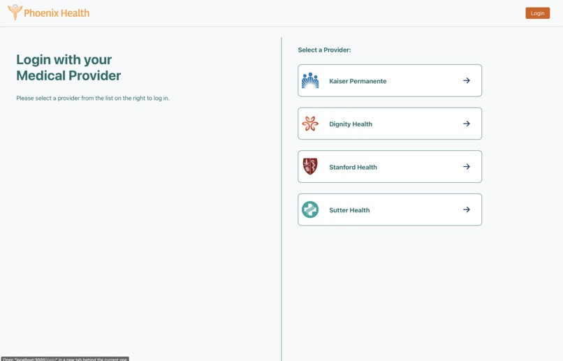 Phoenix Health – screenshot 1