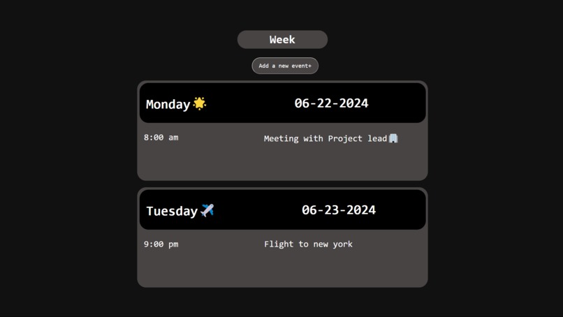 Line Calendar  – screenshot 5