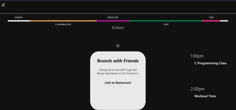 Line Calendar  – screenshot 1