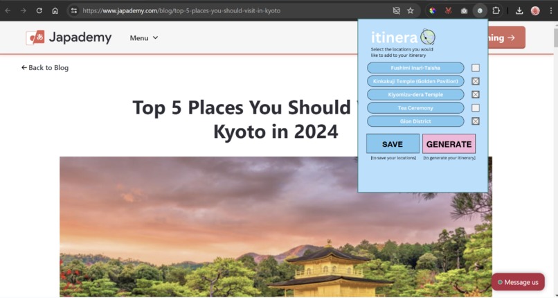 Itinera - Travel AI – screenshot 2