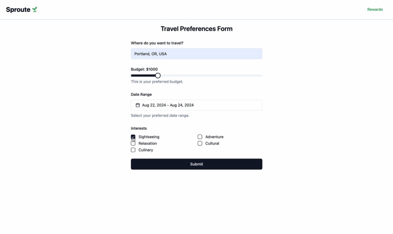 Sproute – screenshot 2