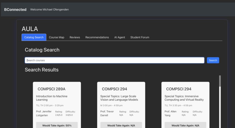 Aula – screenshot 1
