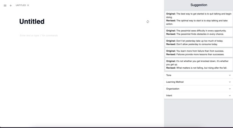 NoteFusion – screenshot 2
