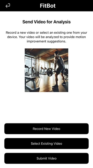 FitBot – screenshot 2