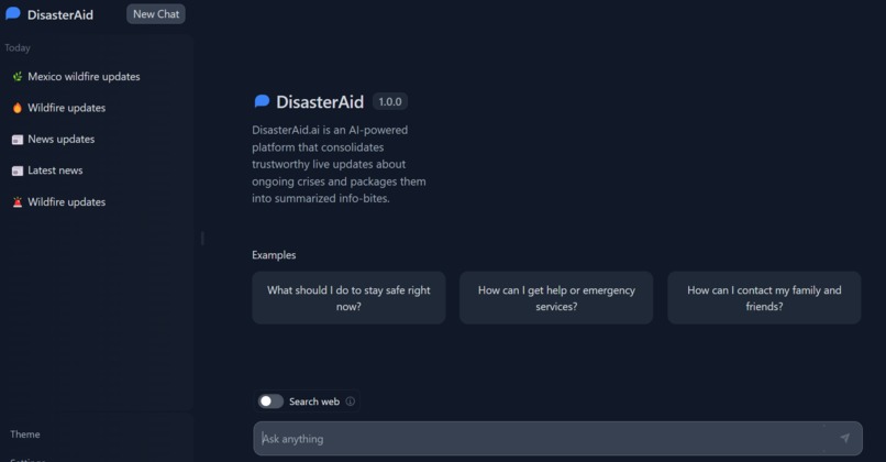 DisasterAid.ai – screenshot 1