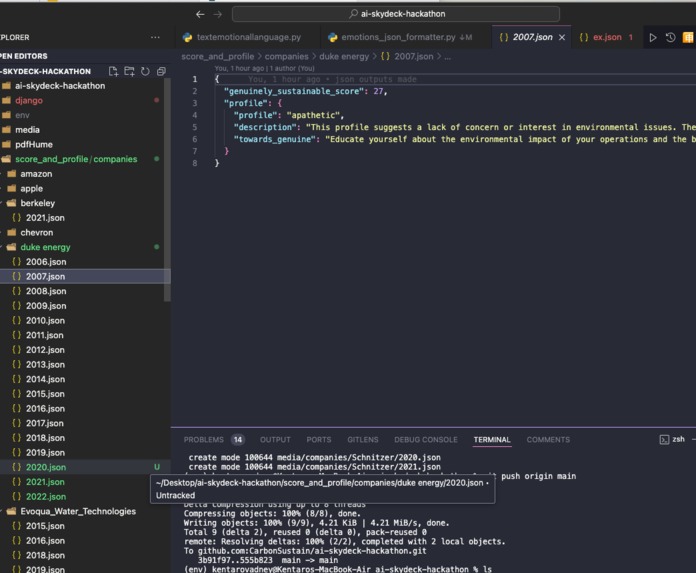 Climate Tech Greenwashing Education With Empathetic AI  – screenshot 2