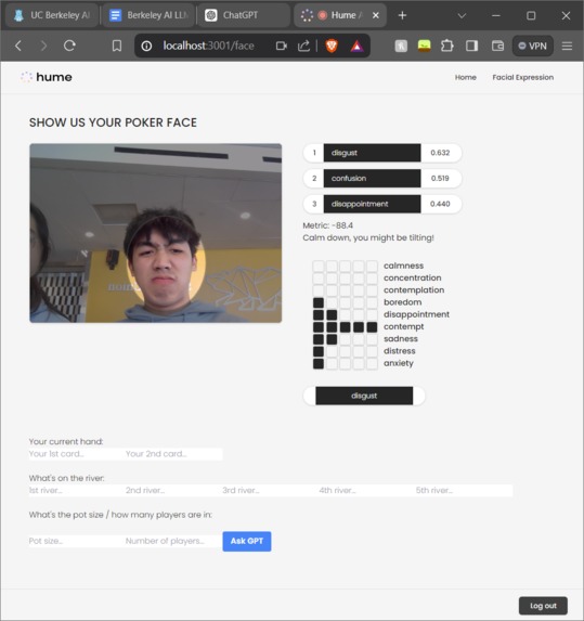 Poker Skill Bot w/ Hume AI – screenshot 2