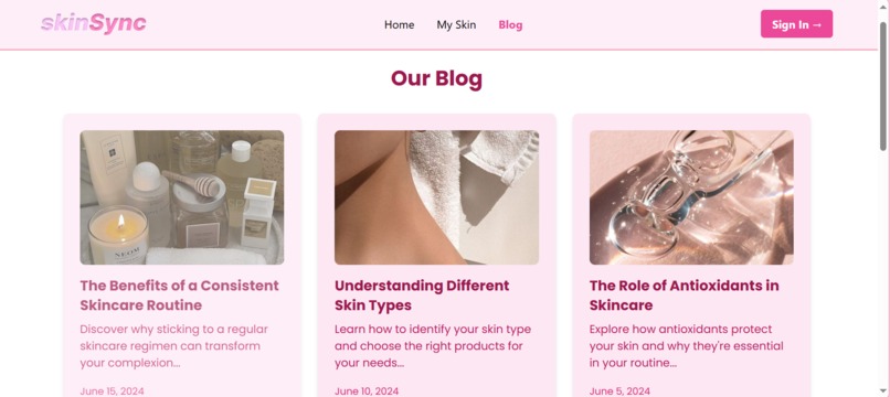 SkinSync – screenshot 1