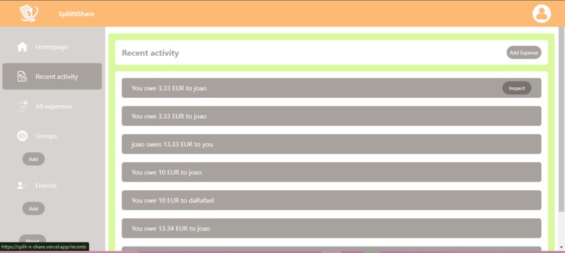 Split N Share – screenshot 5