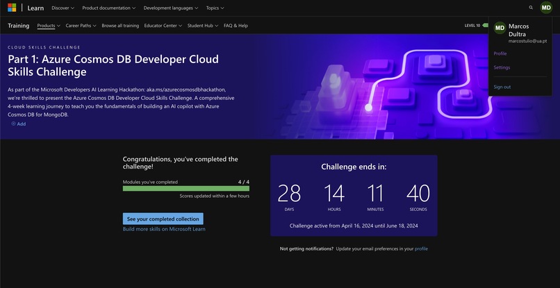 AI app using Azure Cosmos DB - Phase 1 Only – screenshot 3