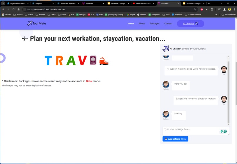 TourMate: Your Personal AI Travel Concierge – screenshot 2