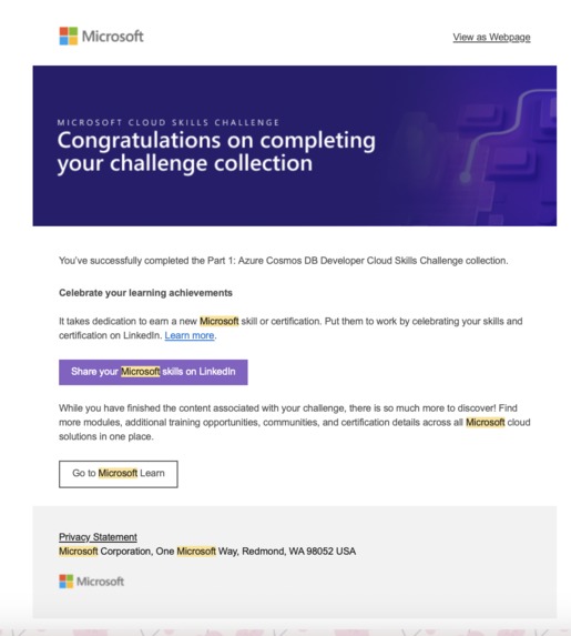 Phase 1 - Microsoft Azure Challenge – screenshot 1