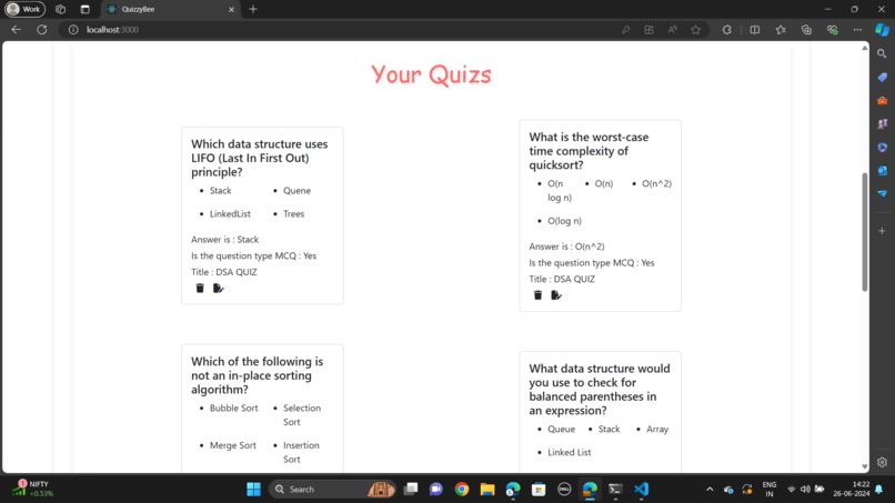 QuizzyBee  – screenshot 4