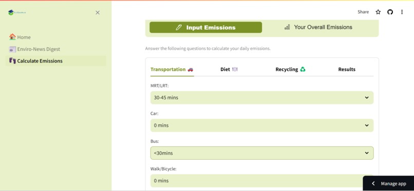 EcoSpeaks – screenshot 2