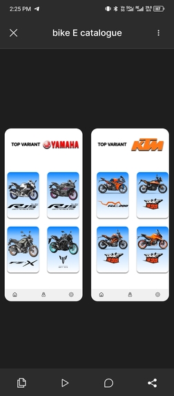 Bike e catalogue – screenshot 3