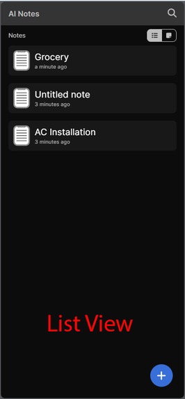 AI Notes – screenshot 1