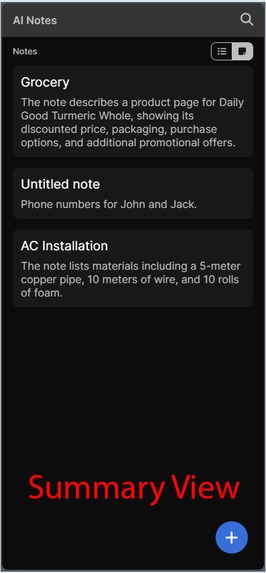 AI Notes – screenshot 2