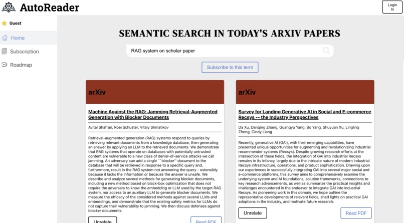 AutoReader – screenshot 1