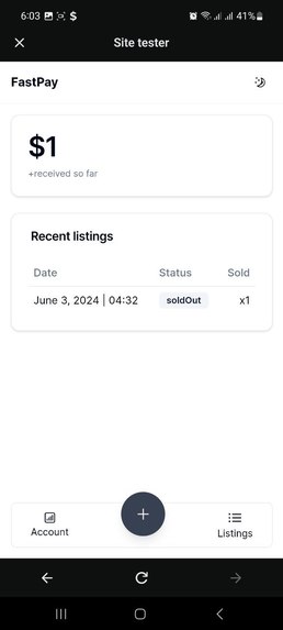 Fastpay – screenshot 2