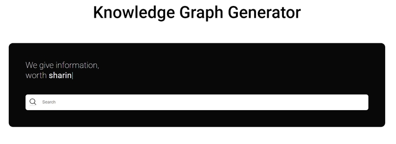 Knowledge Graph Generator – screenshot 2