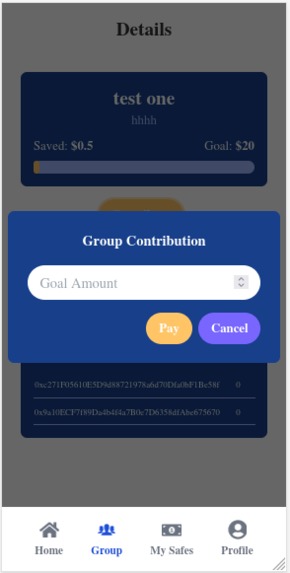miSAFE – screenshot 1