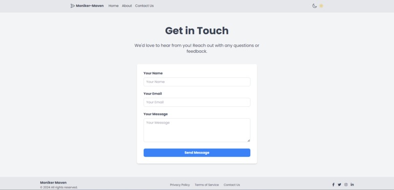 moniker-maven – screenshot 1