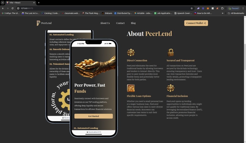  PeerLend: Decentralized P2P Lending and Borrowing – screenshot 3
