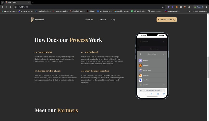  PeerLend: Decentralized P2P Lending and Borrowing – screenshot 2