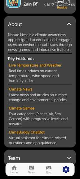 Nature-Nest(Climate Awareness with AI Model) – screenshot 28