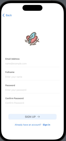 HealthiNEST – screenshot 1