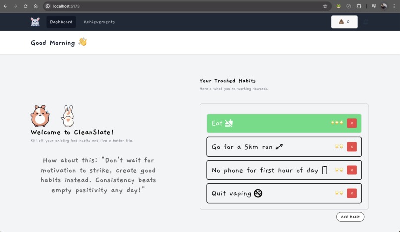 CleanSlate – screenshot 1