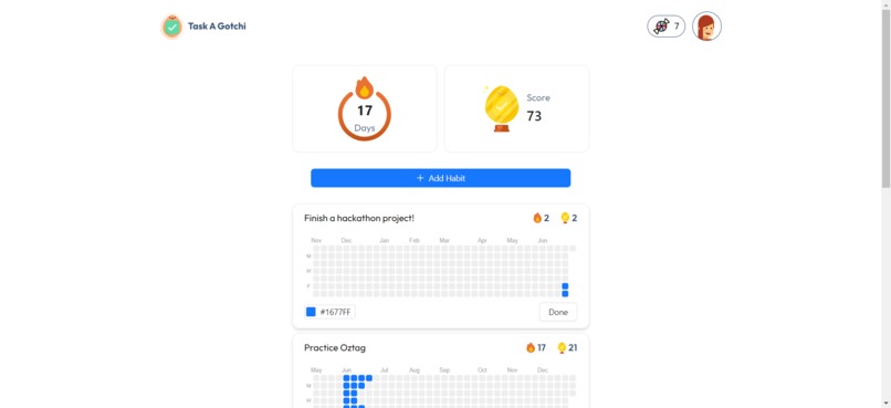 Task A Gotchi – screenshot 4