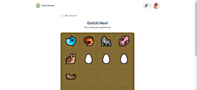 Task A Gotchi – screenshot 6