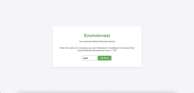 EnviroInvest – screenshot 2