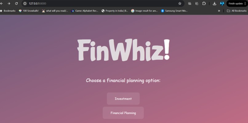 FinWhiz – screenshot 2