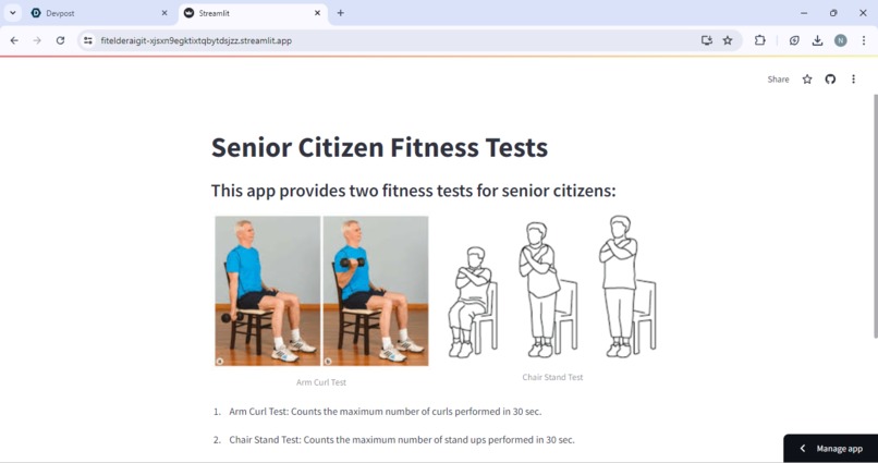 FitElderAI – screenshot 1