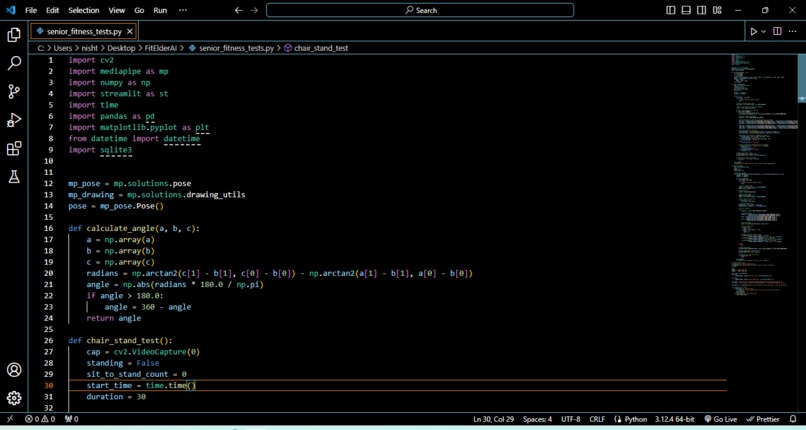 FitElderAI – screenshot 2