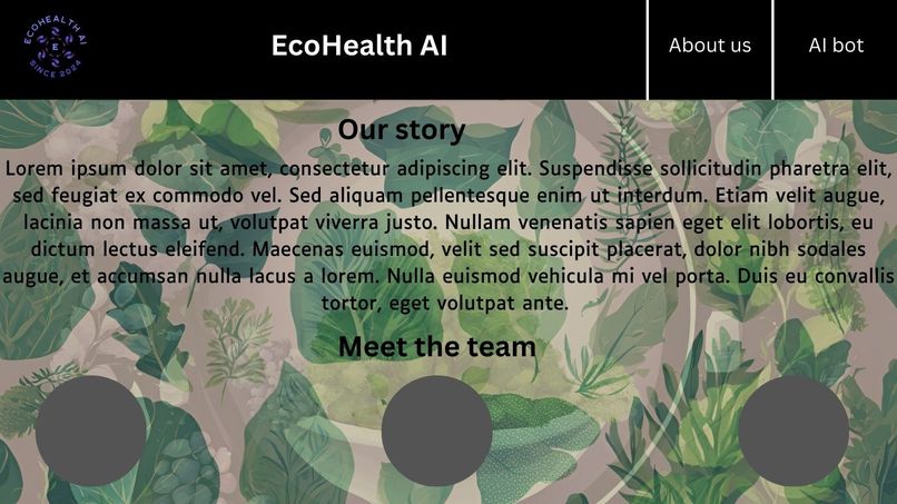 EcoHealth AI  – screenshot 2