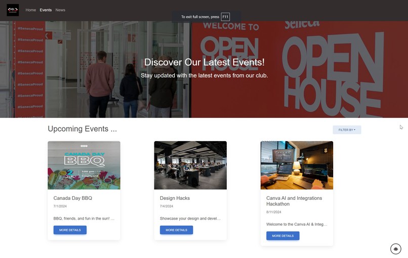 SSDC-Website – screenshot 4