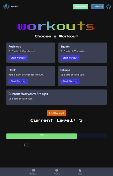 upLift – screenshot 2