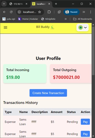 Bill Buddy PAy – screenshot 1