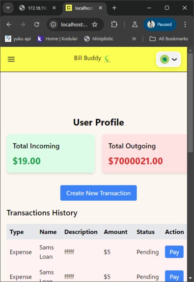 Bill Buddy PAy – screenshot 2