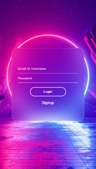 Login screen project 001 – screenshot 1