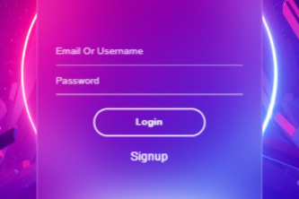 Login screen project 001