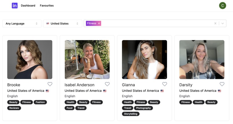 Influme – screenshot 1